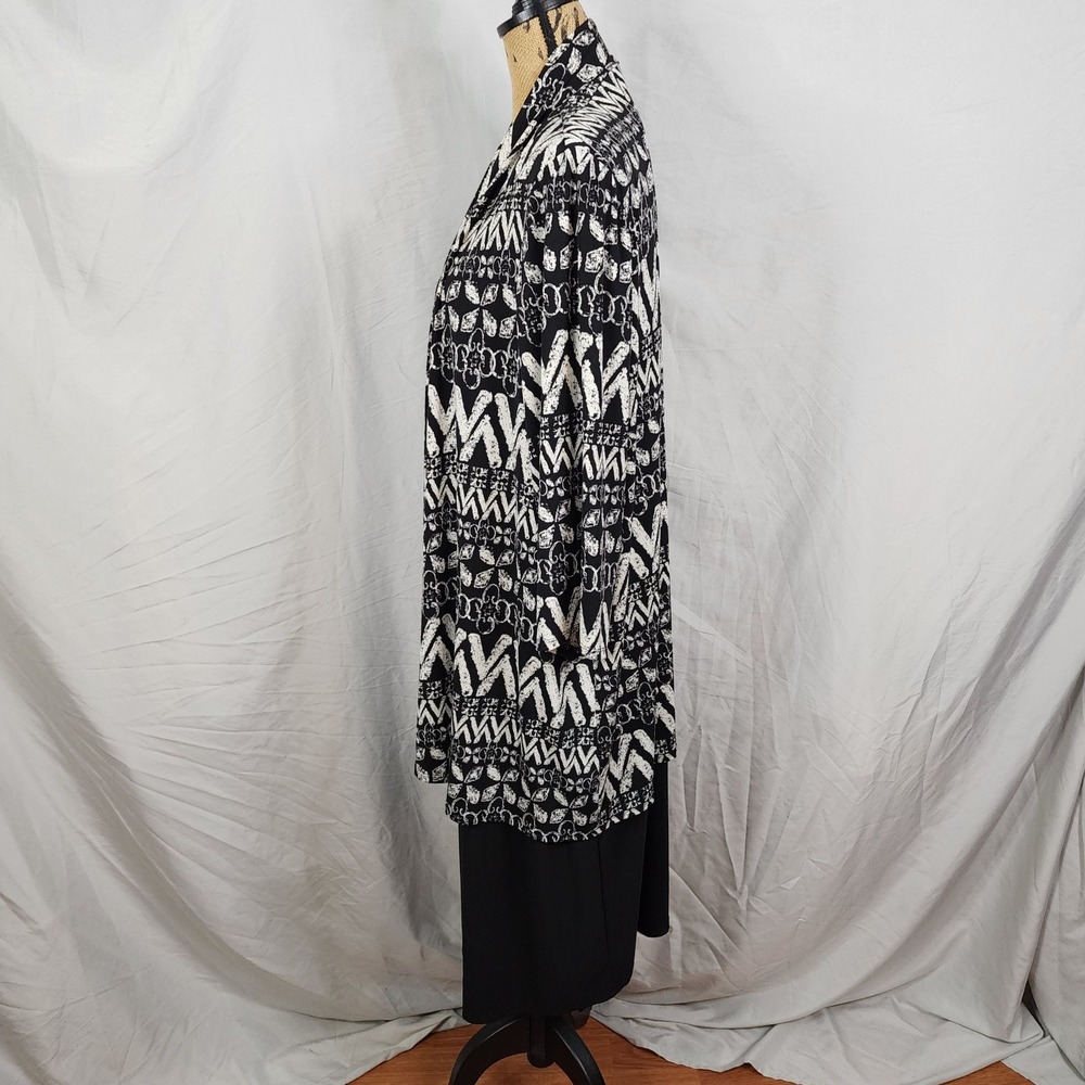 Vintage R&M RICHARDS Size 3X Layered Sheath Dress Attached Jacket‎ Long Sleeve - Picture 5 of 10